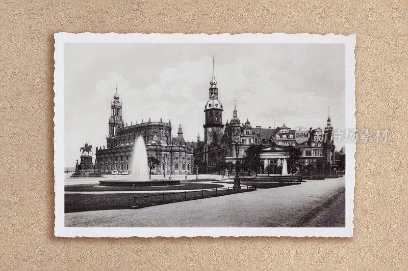 德累斯顿宫廷教堂和城堡 1920